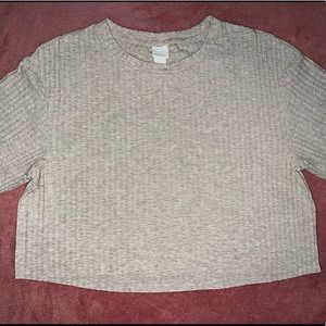 H&M Beige Crop Top